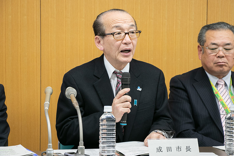 成田市 市長 小泉一成氏