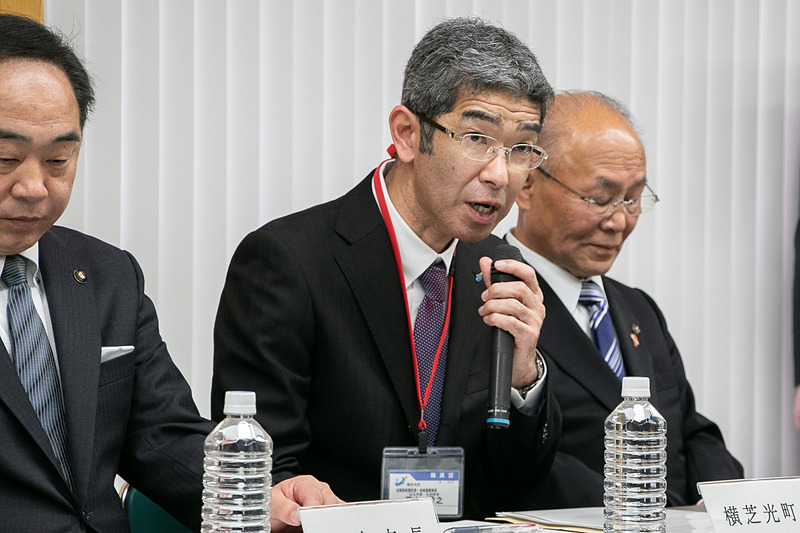 横芝光町 町長 佐藤晴彦氏の代理、企画財政課 空港・地域振興室 室長 平山貴之氏