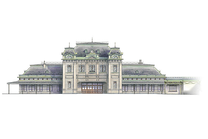 門司港駅復元イメージ