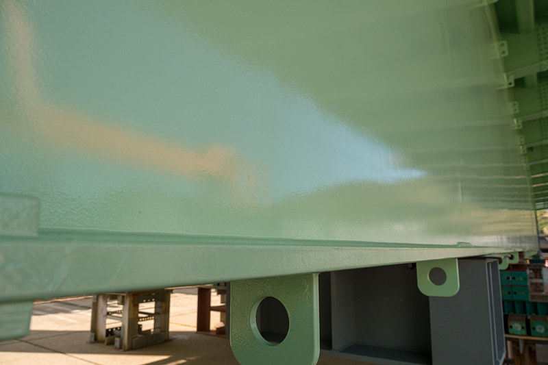 新造した部分の表面