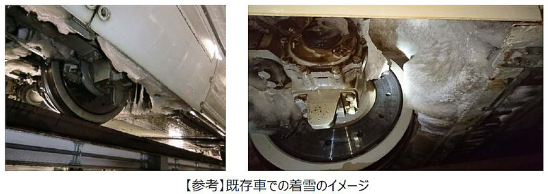着雪しにくいように新たな床下構造を採用