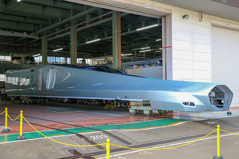 ALFA-Xの1号車は先頭長が約15m（写真提供：東日本旅客鉄道）