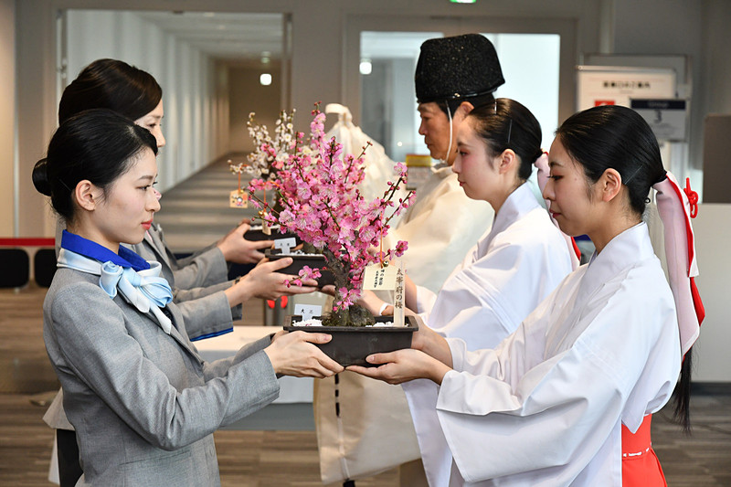 ANAスタッフに託す