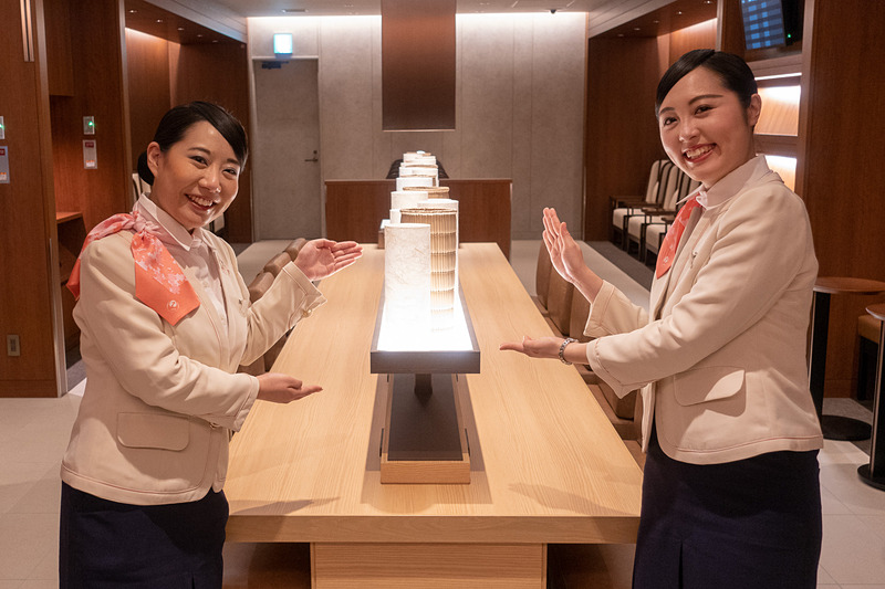 JALは2月15日に岡山空港で国内線サクララウンジをオープンする