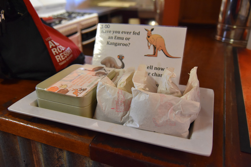 牧場ではカンガルーやエミューの餌やりも可能