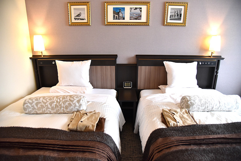 「コンフォートツイン」は最大2名まで宿泊可能。女子旅にちょうどよいサイズ感