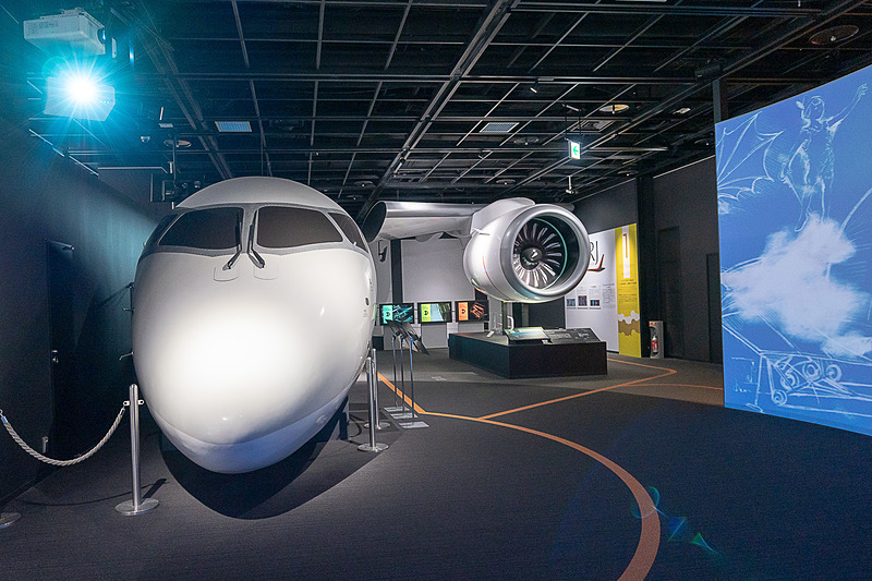 空ゾーンの展示