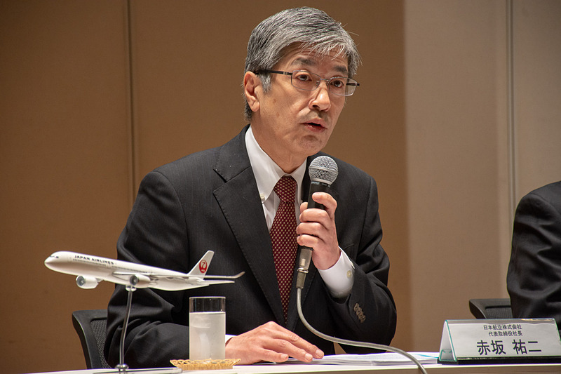 日本航空株式会社 代表取締役社長 赤坂祐二氏