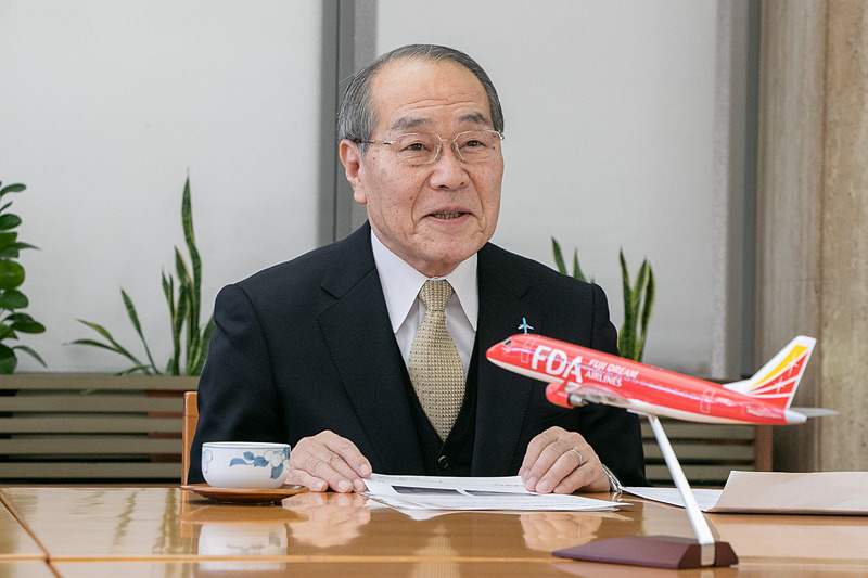 株式会社フジドリームエアラインズ 代表取締役社長 三輪德泰氏
