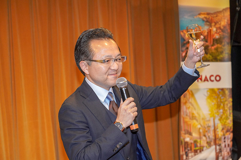 在東京モナコ公国名誉総領事 佐々木望氏