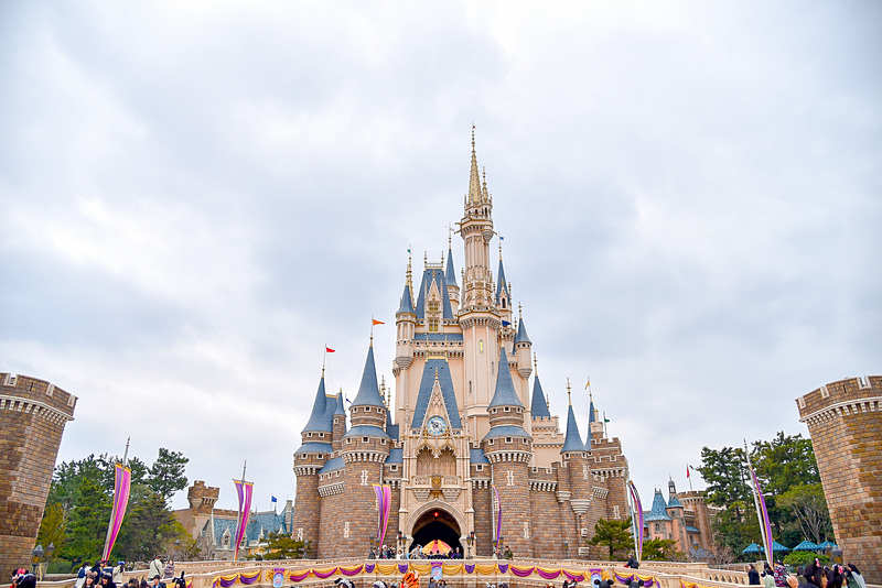 東京ディズニーランドのシンボル「シンデレラ城」