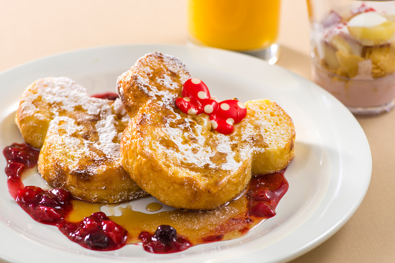 ミニーシェイプがキュートな「フレンチトーストセット」