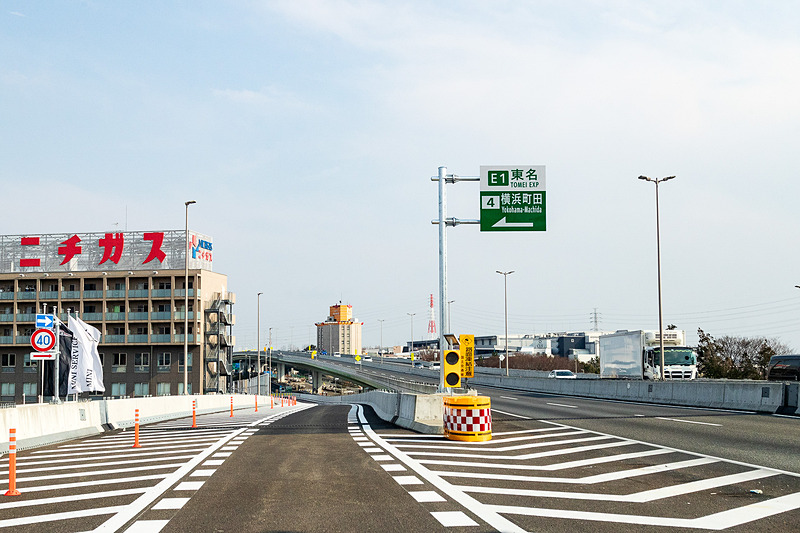 ここからは1車線