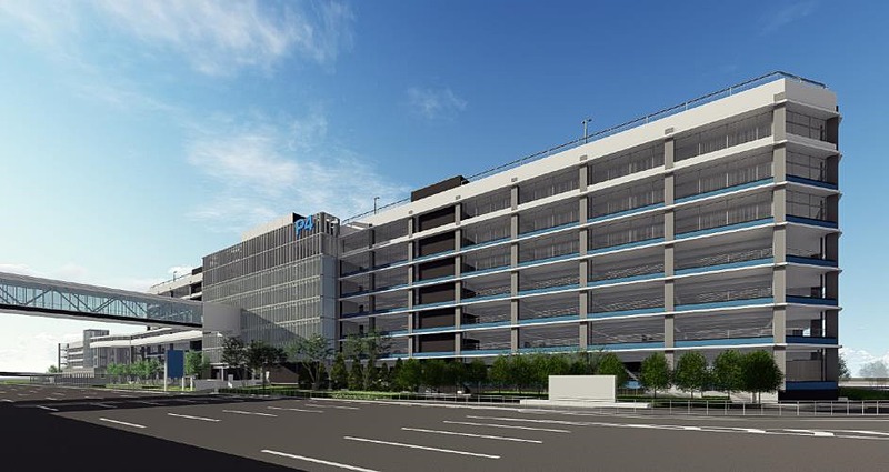 羽田空港のP4駐車場の増築部が3月20日9時に供用開始される