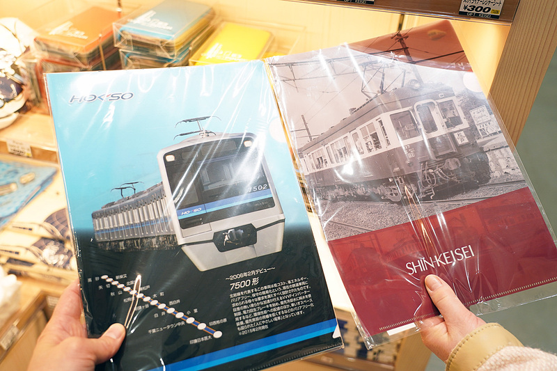 学生さんに人気だというクリアファイル