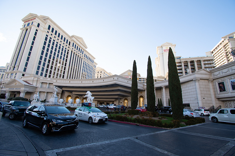 シーザーズパレスのエントランス