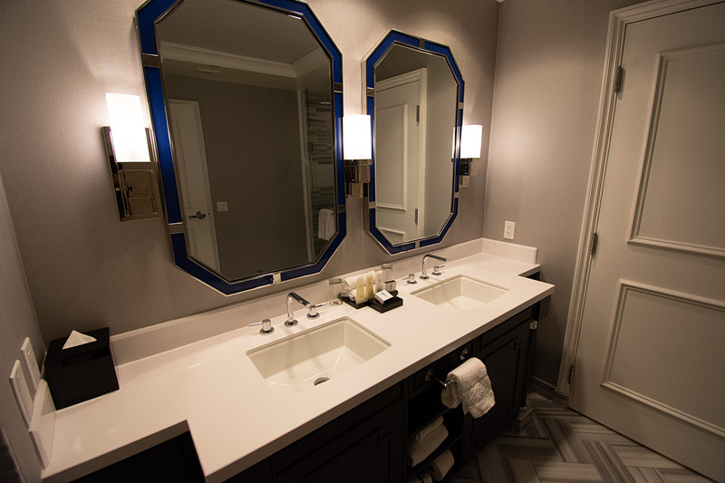 洗面スペースは2面ある