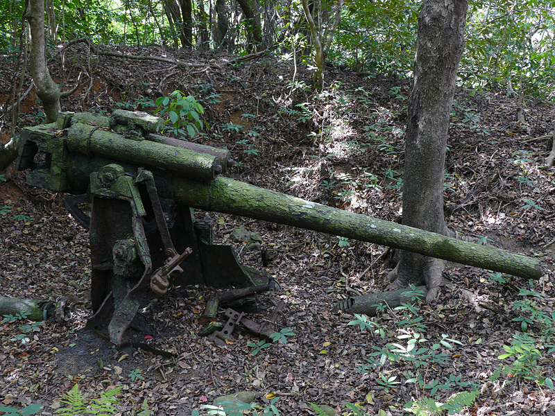 戦時中の高射砲