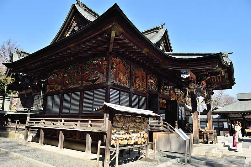 本殿でModuloチームの健闘と関係者、ファンの皆さんの安全と健康をお祈り