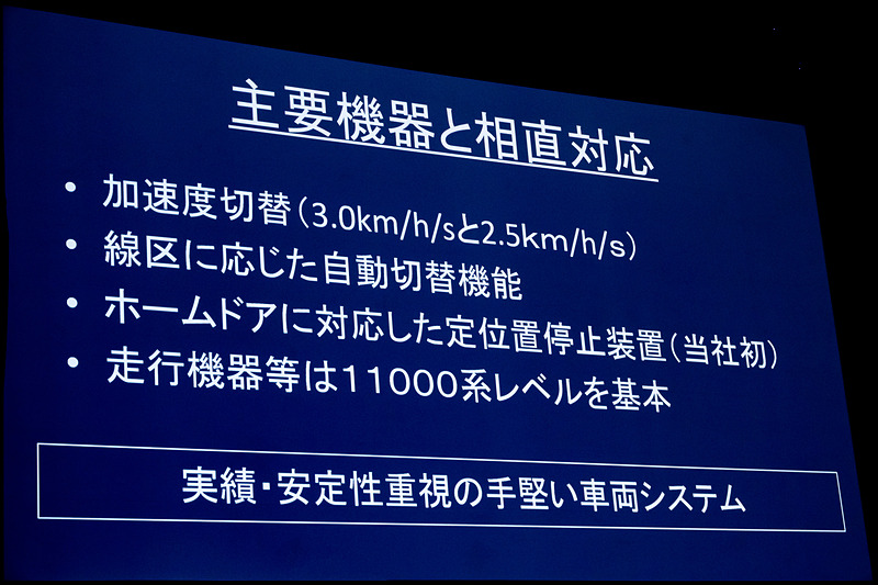 主要機器と相互直通対応機器