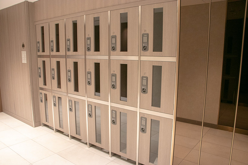 荷物を預けるロッカー