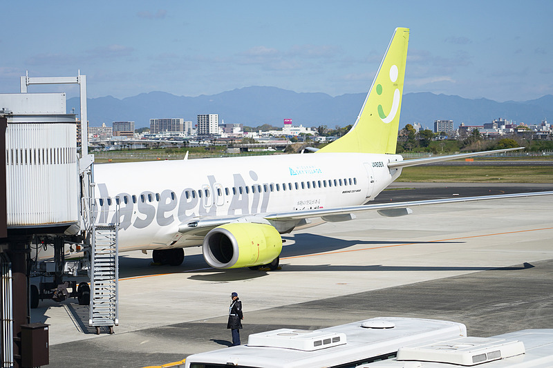 機材はボーイング 737-800型機