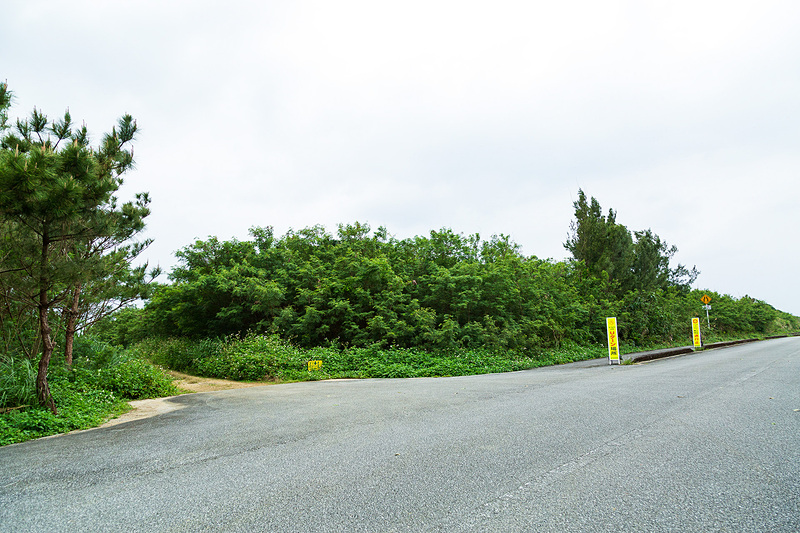 手前にUターン用のスペースがある