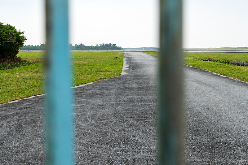 残念ながら駐機場は見えない