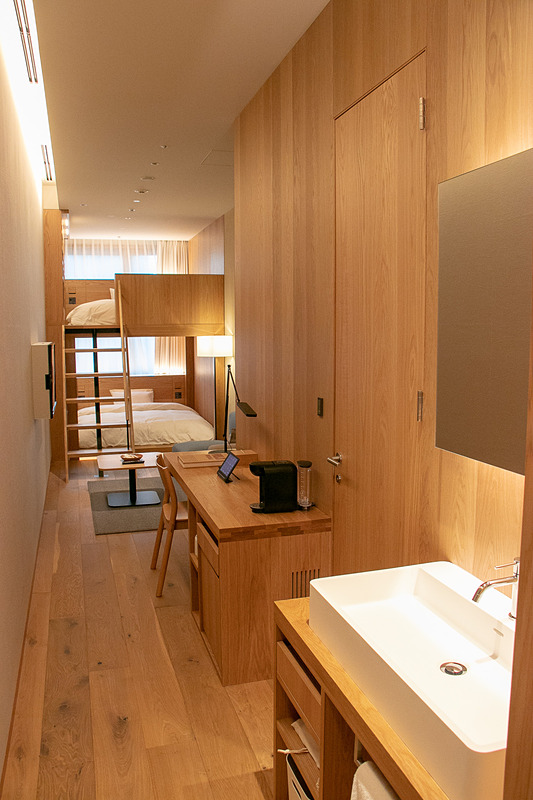 「MUJI HOTEL GINZA」客室タイプG