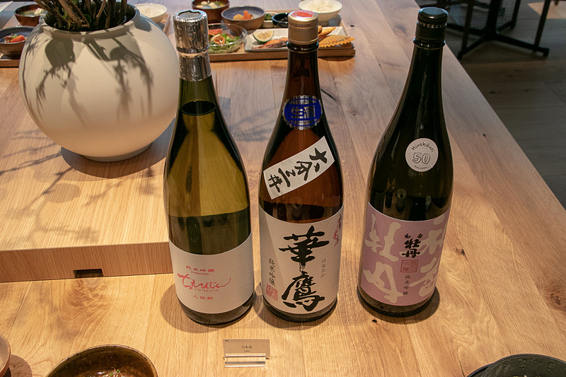 「WA」で提供する日本酒