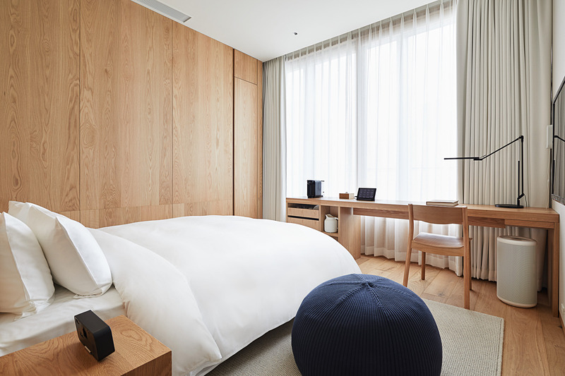 「MUJI HOTEL GINZA」客室タイプB（画像提供：良品計画）