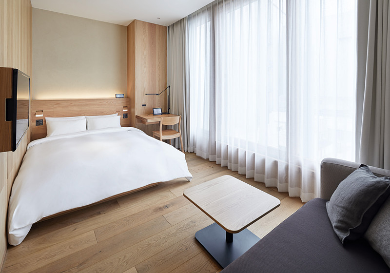 「MUJI HOTEL GINZA」客室タイプH（画像提供：良品計画）