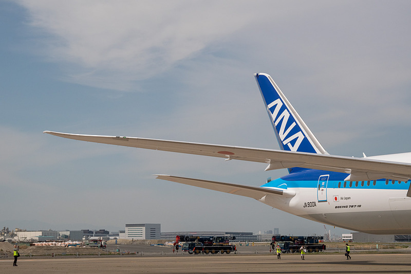 主翼と水平尾翼