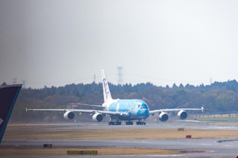 滑走路への進入から離陸