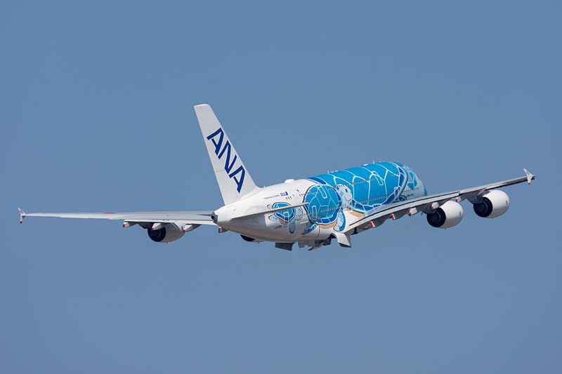 滑走路への進入から離陸