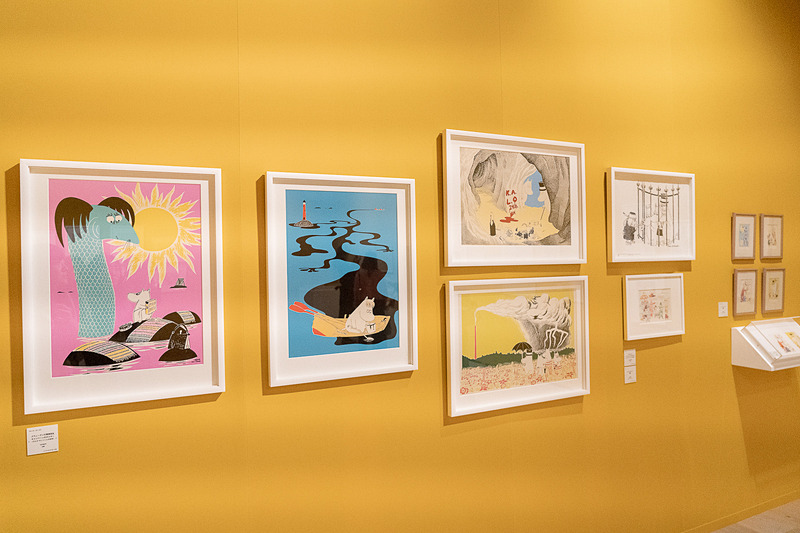 「ムーミン展 THE ART AND THE STORY」の展示物