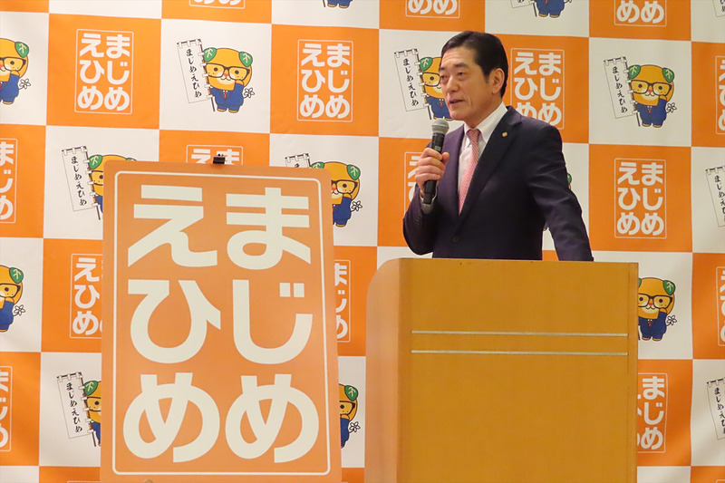 愛媛県知事の中村時広氏