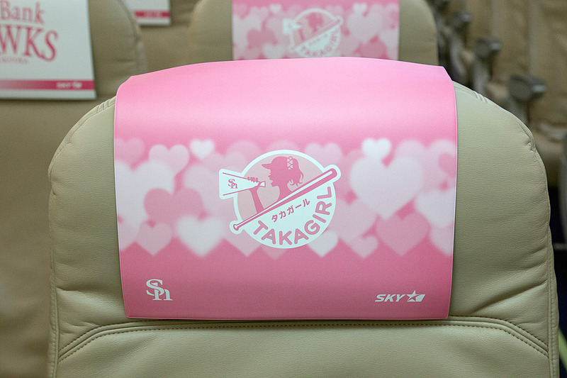 タカガール仕様の特製ヘッドレストカバー