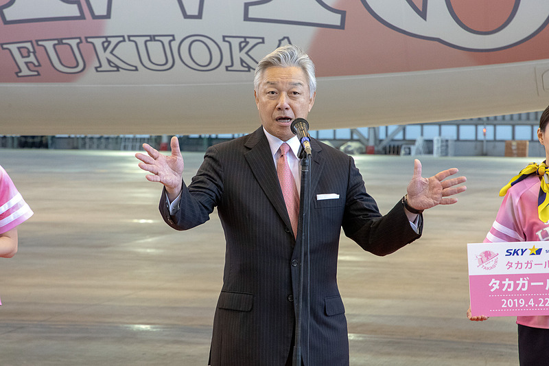 ゴールデンウイークにはサイパンまでチャーター便を運航し、夏には定期便を就航することも語られた