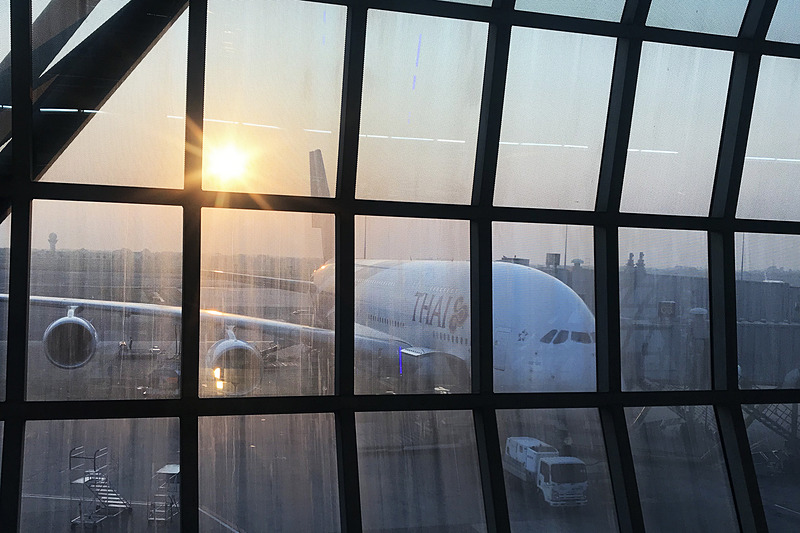 バンコク発～東京（成田）行きのTG676便はエアバス A380型機