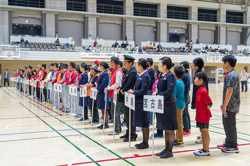 全国34か所の予選大会を勝ち抜いた70名の選手たちが葛飾区の水元スポーツセンターに集まりました