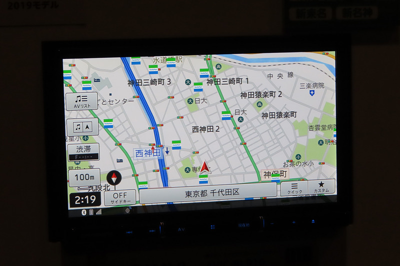 新モデルの地図