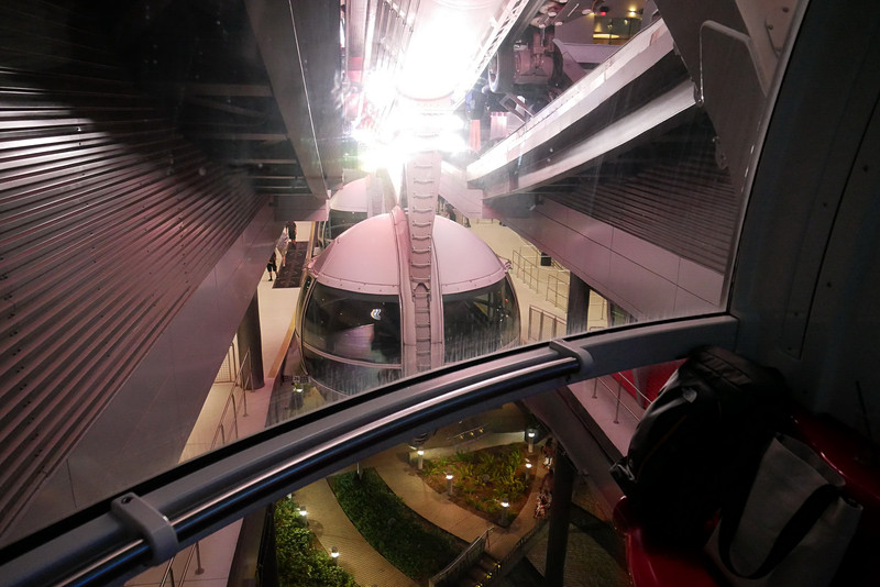 High Rollerは1周30分。ゆっくりと上昇していきます