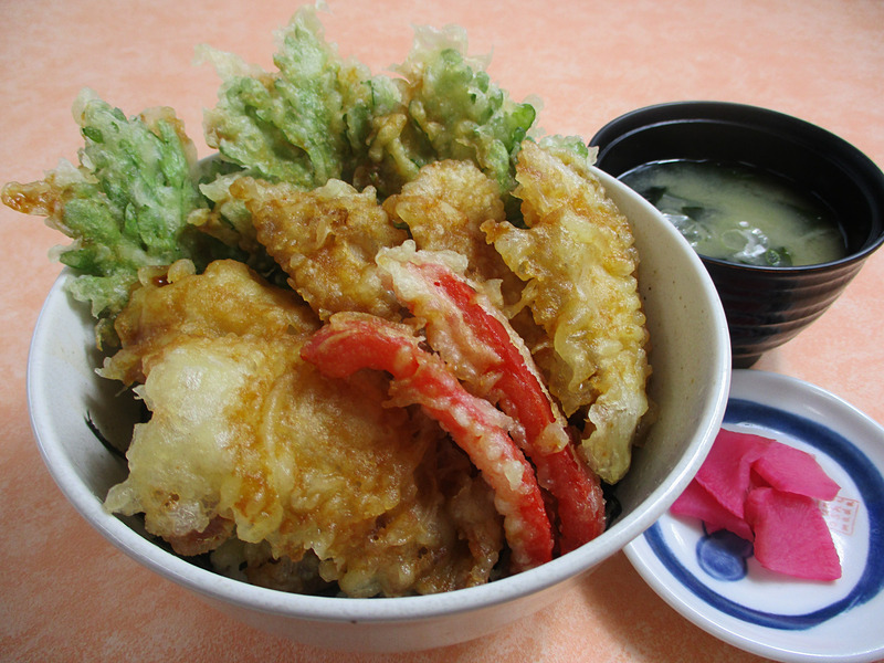 豚天丼（750円）