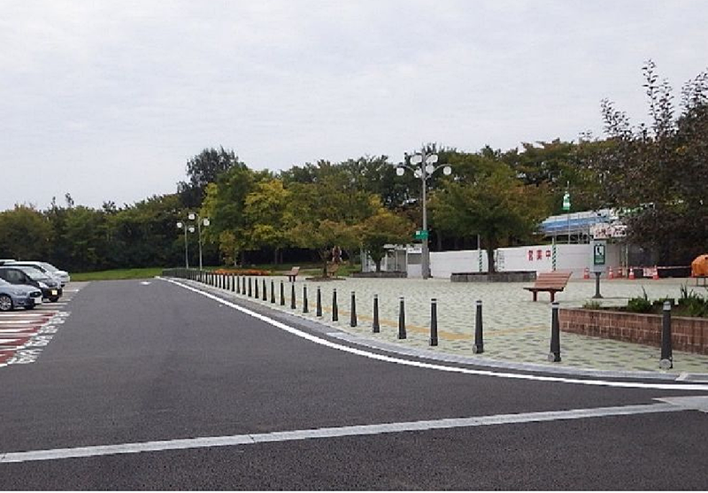 上り線のバリアフリー工事