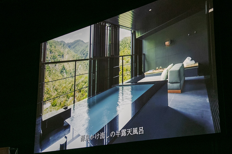 星野リゾートは定例プレス発表会で今夏開業予定の「星のやグーグァン」の施設について紹介した