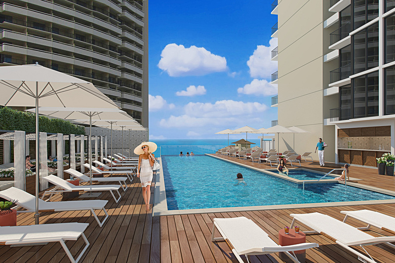 4月15日より10月25日開業の「ハレプナ ワイキキ バイ ハレクラニ」の宿泊予約がスタートした