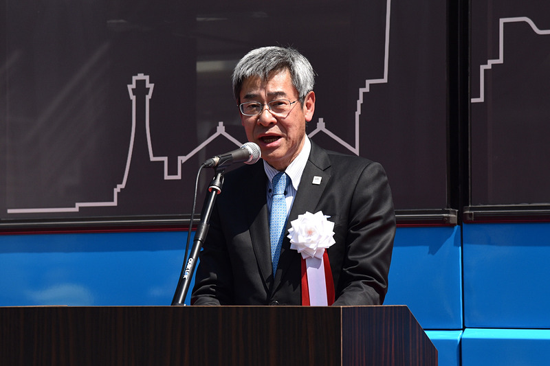 京浜急行電鉄株式会社 取締役社長 原田一之氏があいさつ