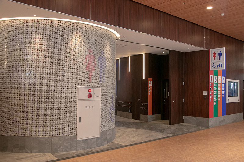 1～3階のトイレも新しくなった