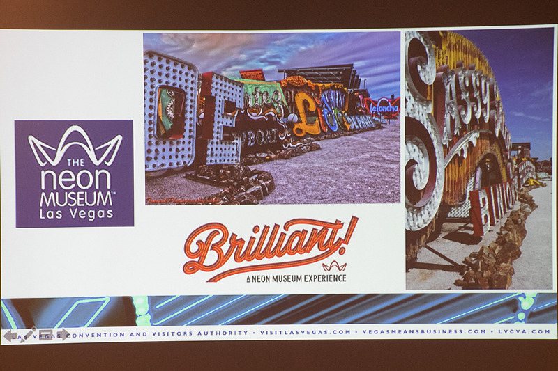 オフブロードウェイのショーを楽しめる「THE SMITHE CENTER」、犯罪やマフィアなどを通じてラスベガスの歴史を学ぶ博物館「MOB MUSEUM」、ラスベガスで使われてきたネオンを年代別に展示している「THE NEON MUSEUM」などを紹介した